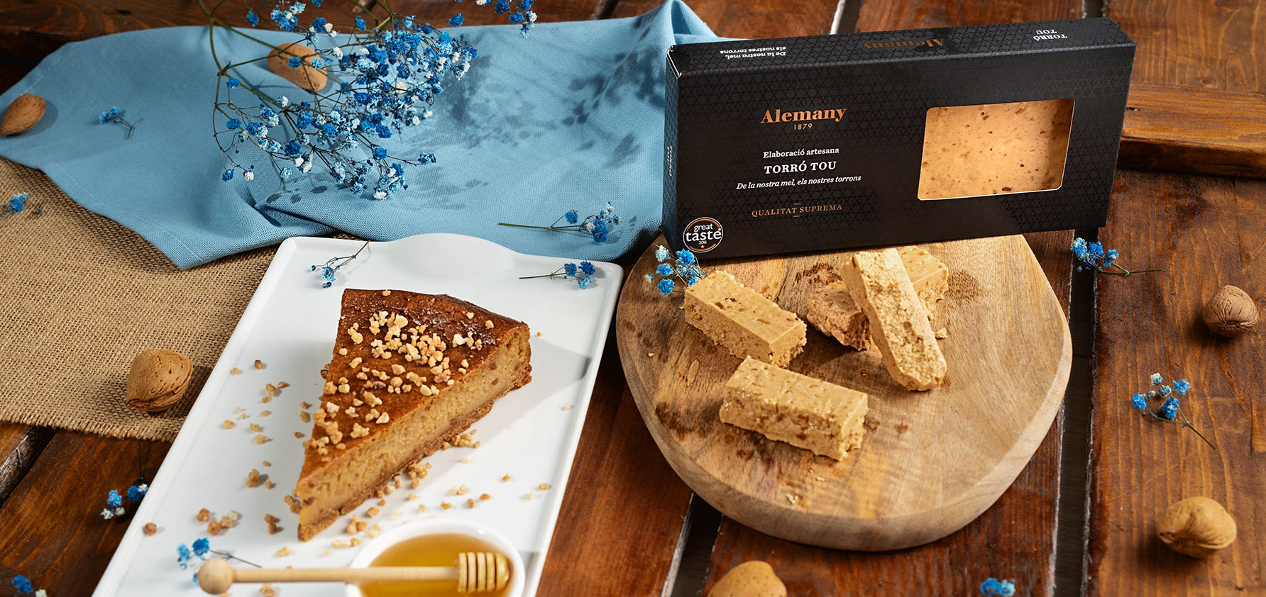 Cheesecake de torró tou Alemany