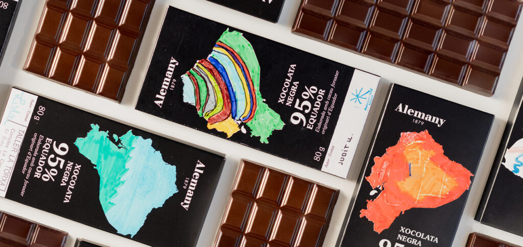 Xocolata negra 95 equador Alemany